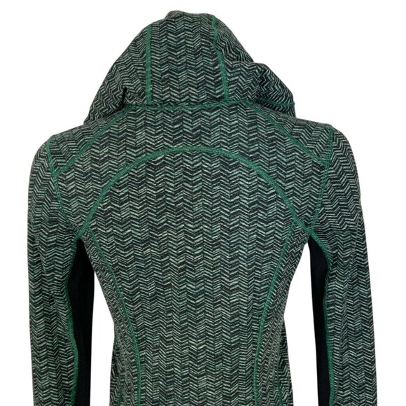 Lululemon Daily Practice Jacket 6 Irregular Spacebone Sea Mist Deep Green Black - Picture 9 of 15